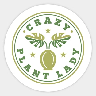 Crazy Plant Lady Sticker